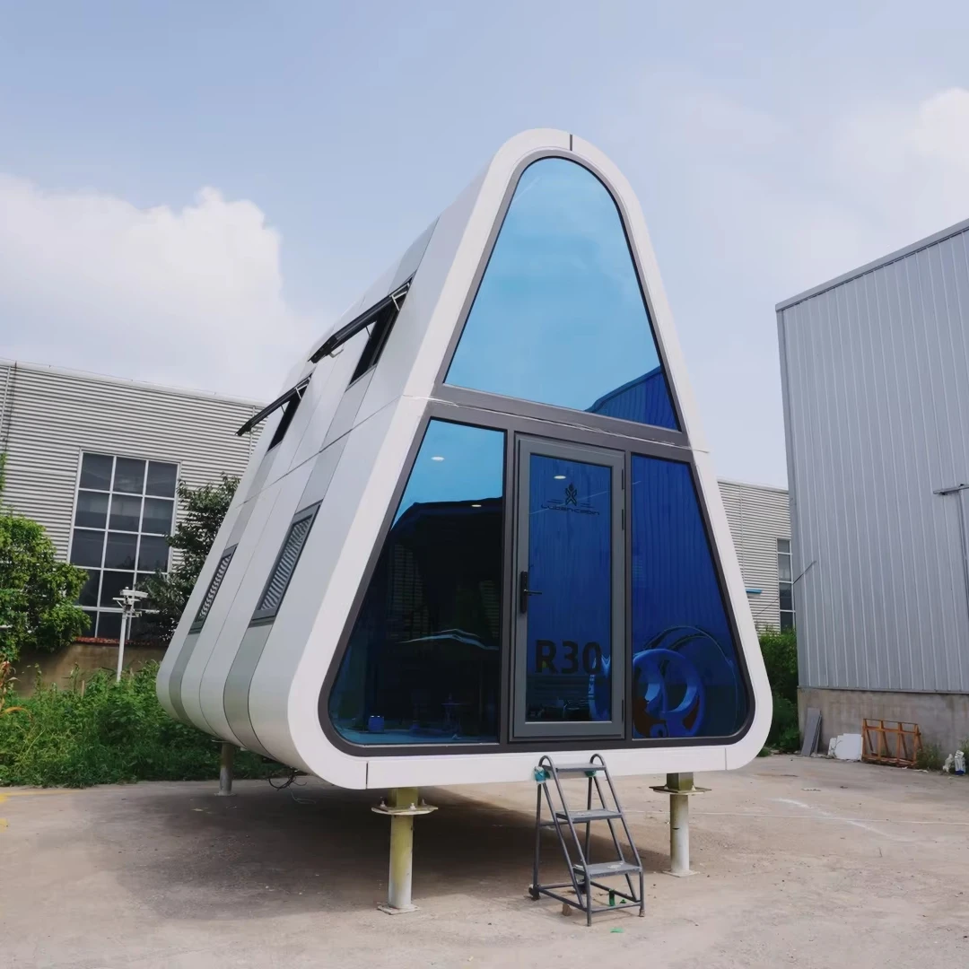 R30 Triangular House Prefabricated Modular House Luban Cabin Small ...