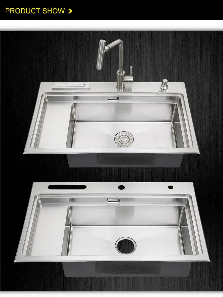 Zhongshan Aifia Restaurant Single Bowl Stainless Steel Sink With Single Bowl Stainless Steel Sink