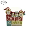 Resin bedroom decoration four owl family ever 4 family blocks