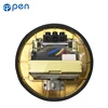 All Aluminum Golden Panel Pop Up Floor Socket 16A Russia Spain EU Standard Power Outlet With USB Charging Port 5V 1A