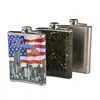 JH064 Gift stainless steel unique cool hip flask portable men whisky pot