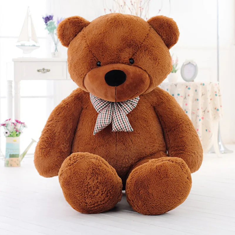 Extra Large 80Cm Super Cuddly Plush Giant Sitting Teddy Bear Soft Toy Caramel 
