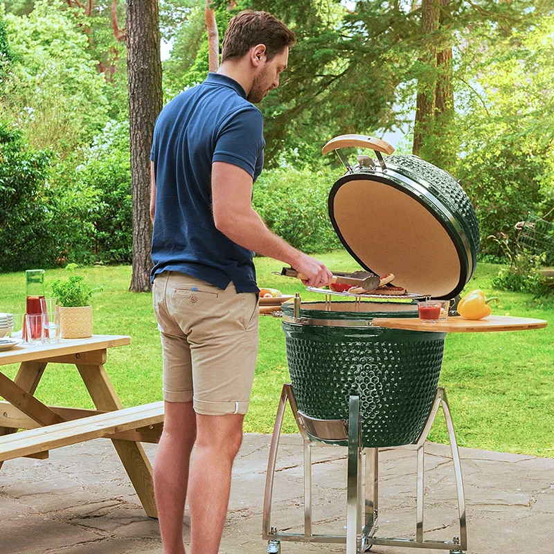 Seb Kamado 21 Inch 2020 New Arrival Outdoor Barbeque Char Broil Ceramic Grill Wholesale Barbecue Kamado - Buy Ceramic Grill Wholesale,Kamado Grill,Barbeque Bbq The Big Green Egg Product on Alibaba.com