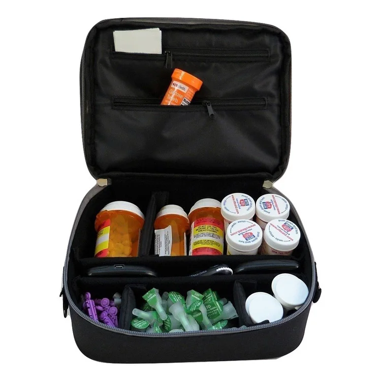 Custom Diabetic Organizer Medical Travel Carrying Case Diabetes