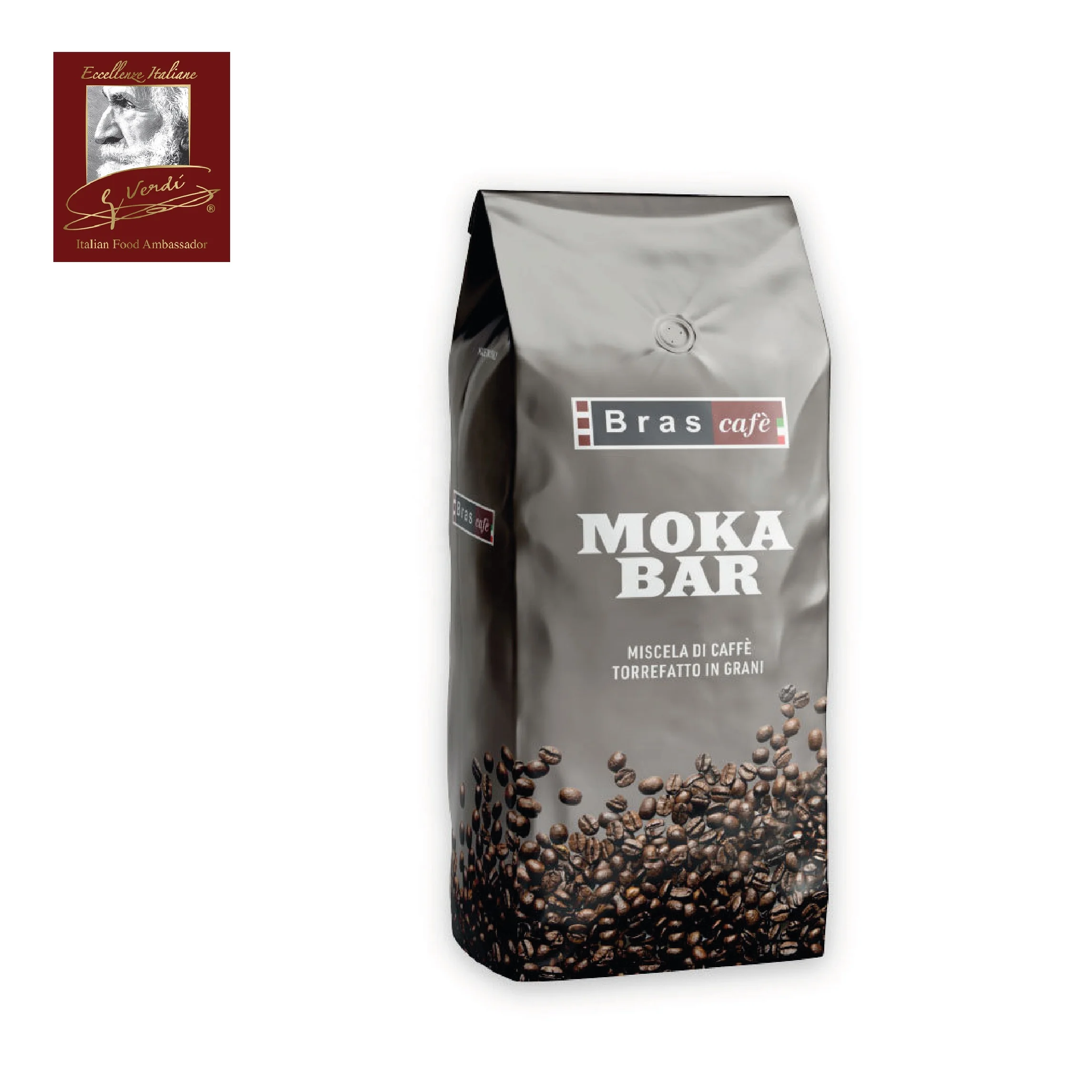 1kg Coffee Bean Bag Blend Crema Giuseppe Verdi Selection Coffee Bean