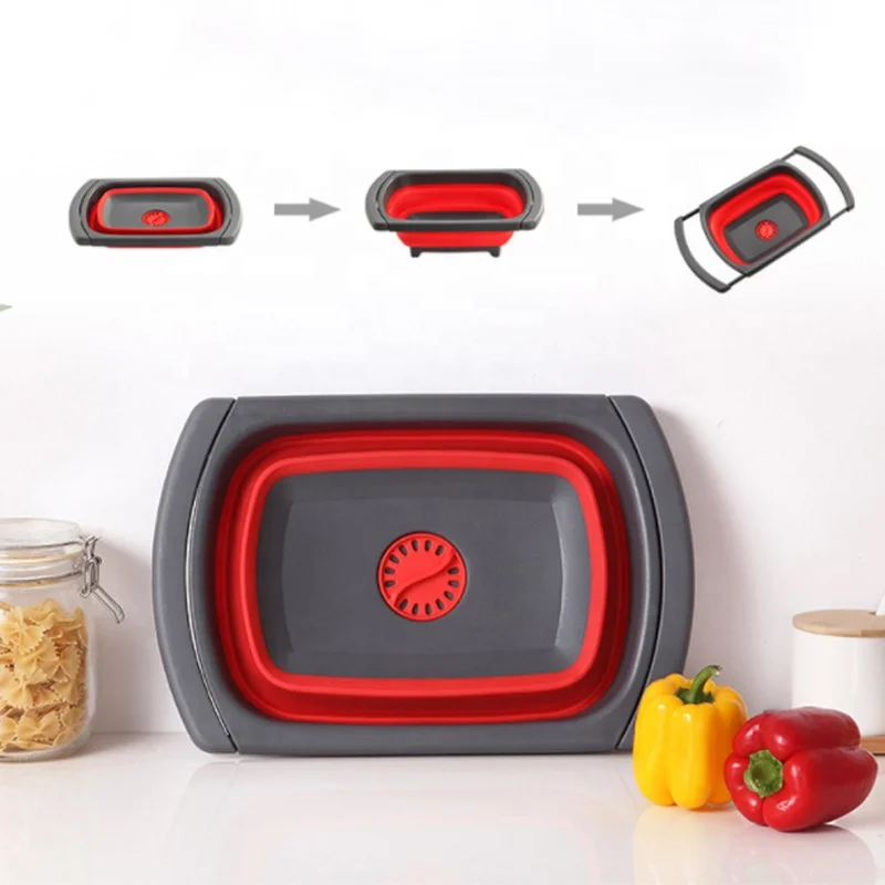 Lot de 2 filtres de cuisine pliable en plastique pour /évier de cuisine et filtre anti-blocage