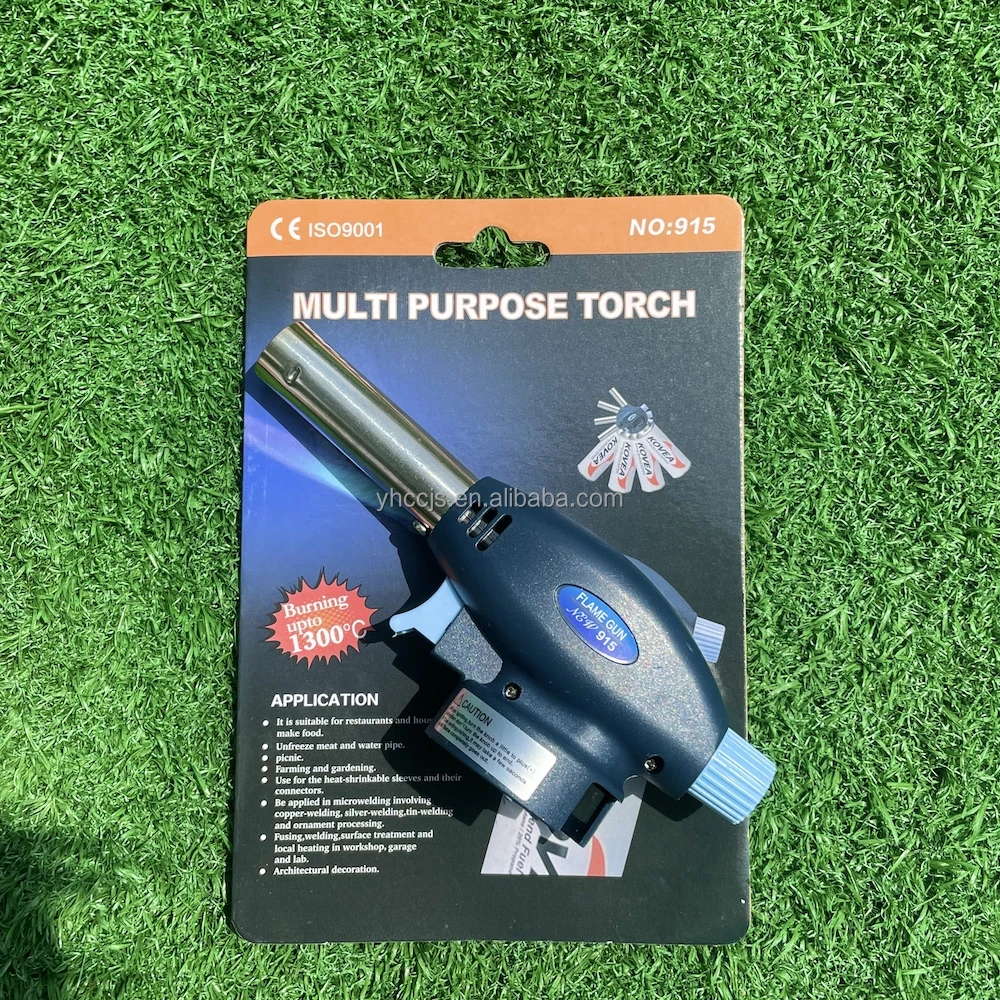 915 Flame Gun Blow Gas Torch Fire Gun Butane For Portable Welding Flame