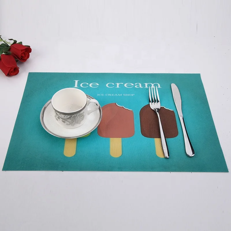 3d Colorful Printing Ecofriendly Placemats Pvc Buy Printing