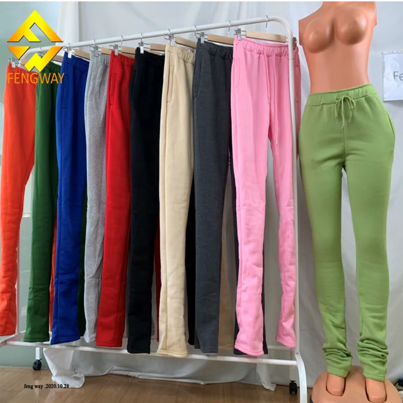 xs stacked sweatpants