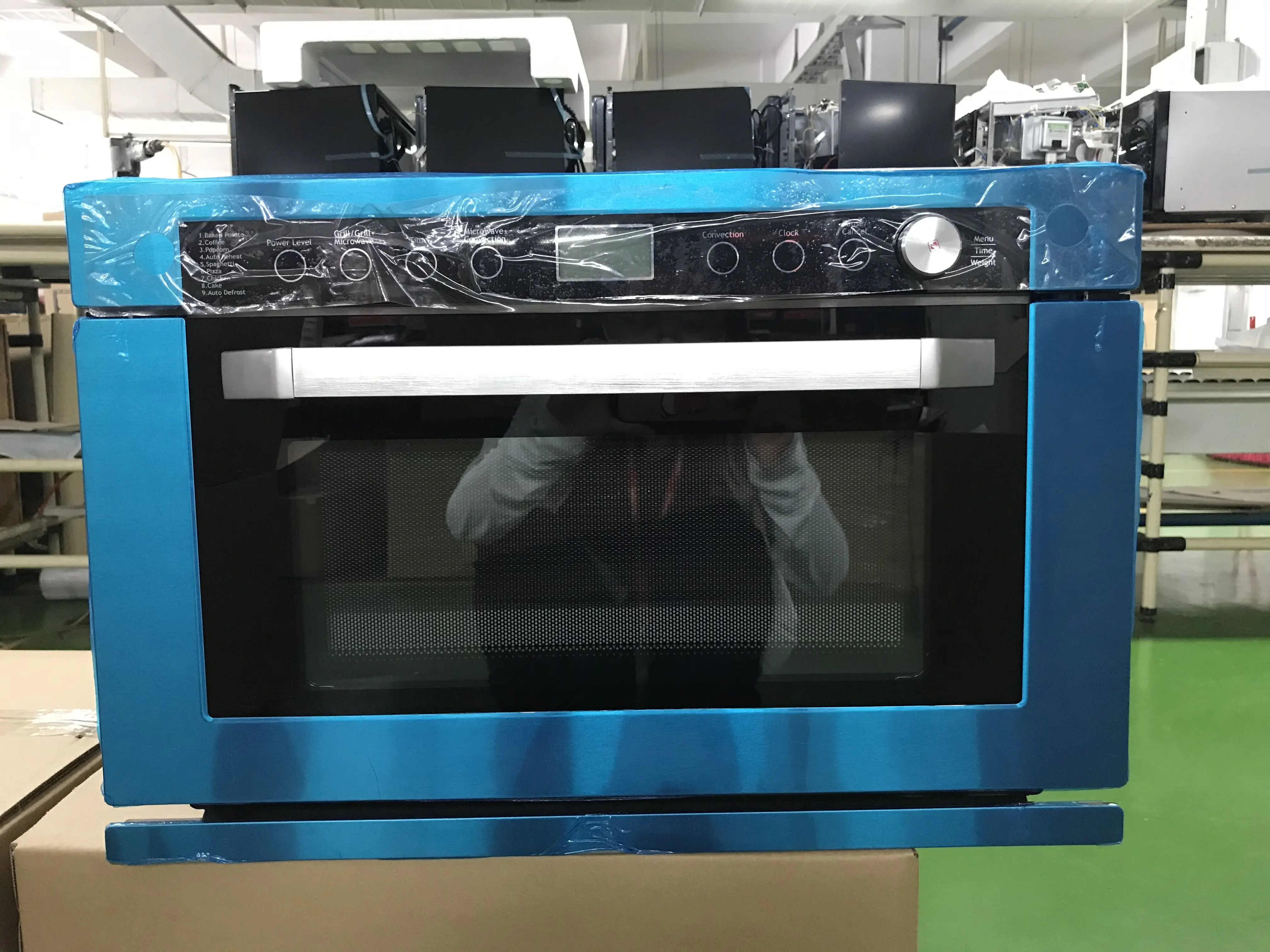 65l Big Size Builtin Electronic Microwave Oven With Grill Convection