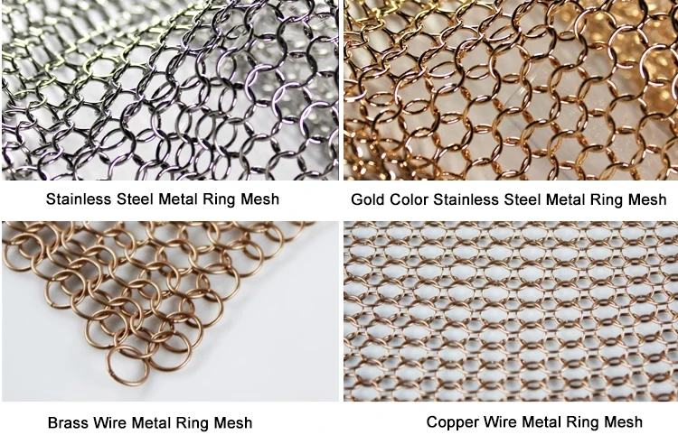 Fireplace Metal Curtain Chain Link Fireplace Curtain Chain Link