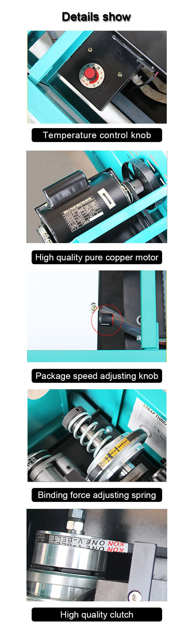 JYD Factory Price KZ-900 Semi Auto Desport Plastic Belt Strapping Machine Carton Bundle Wrapping Machine Packing Strap Machine