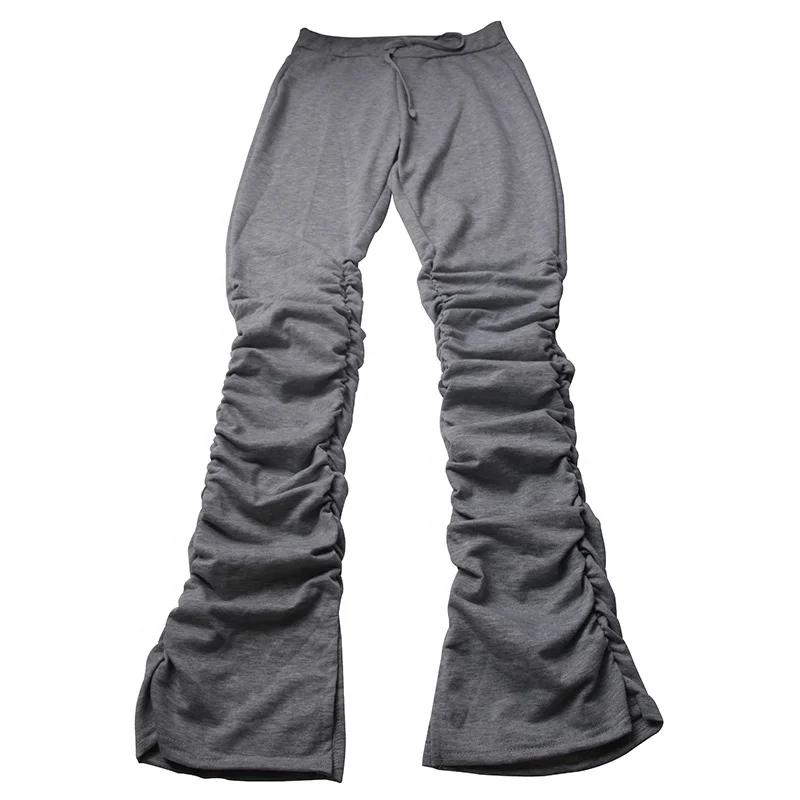 New Arrival Kids Stacked Pants Joggers Children Clothing Leggings Women