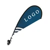 Mini Teardrop Display Suction Cup Flag Holder for Advertising