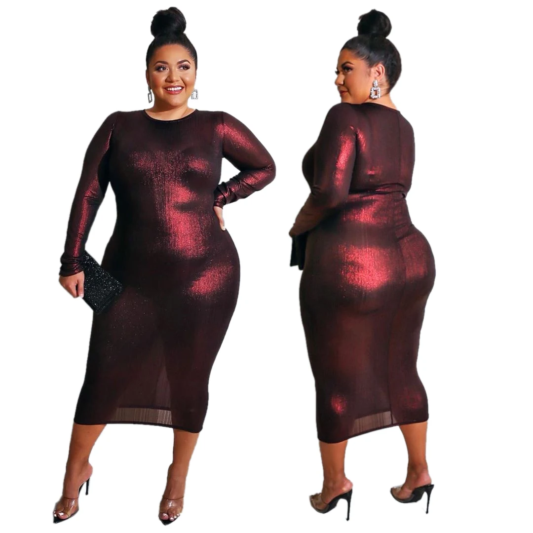 vestidos de malha plus size atacado