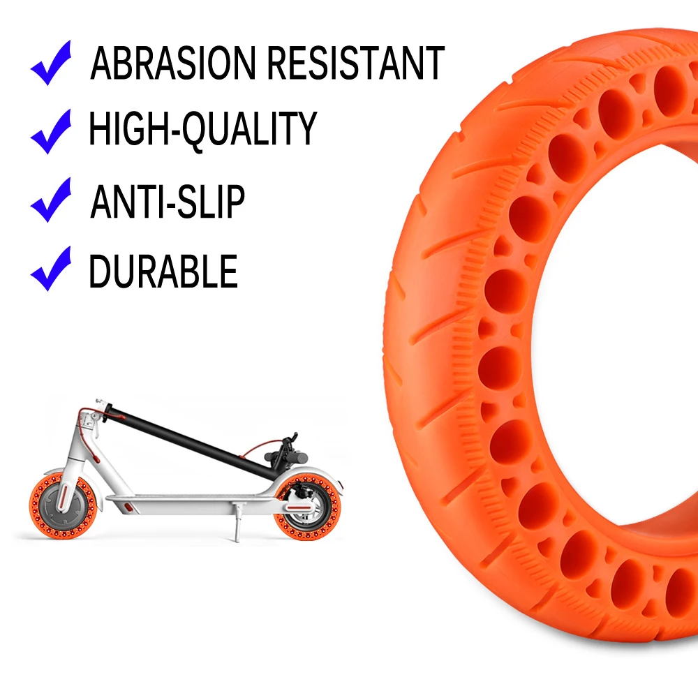 9.5-inch Solid Tyres Honeycomb Shock Absorber Damping Tyre For Xiaomi M365 1S Pro 2 Electric Scooter Durable Rubber Solid Tire supplier