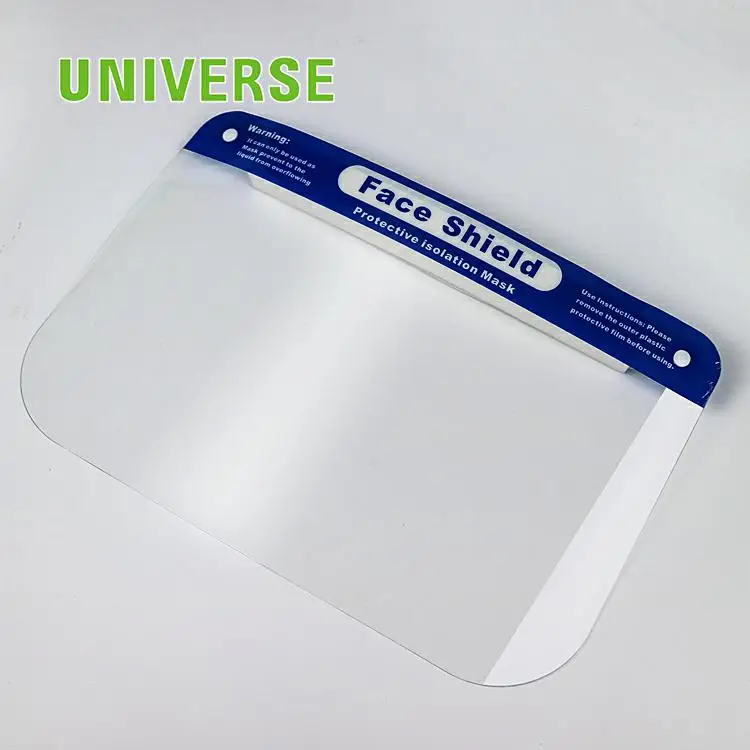 UNIVERSE Custom Transparent protective face shield protector facial face shield