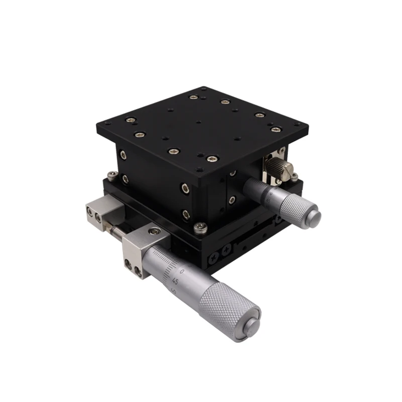 125 manual fine adjustment sliding table optical precision horizontal lifting-17