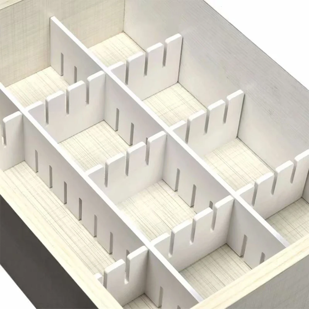 Diy Grid Drawer Divider Adjustable Drawer Clapboard Partition Divider