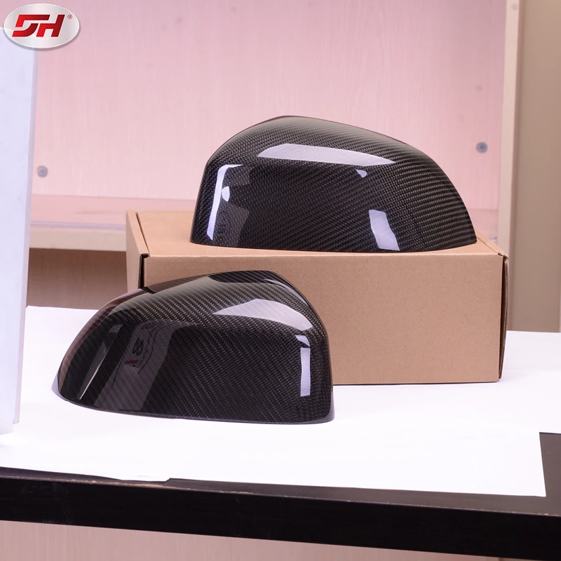 2PCS Car Carbon Fiber material Rearview Mirror Housing Side Wing Rear Mirror Cover for BMW 2014-up X3 X4 F25 F26 2014-up