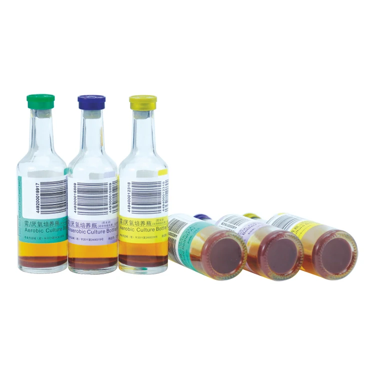 Anaerobic Fluorescent Blood Culture Bottles For Professional Medical
