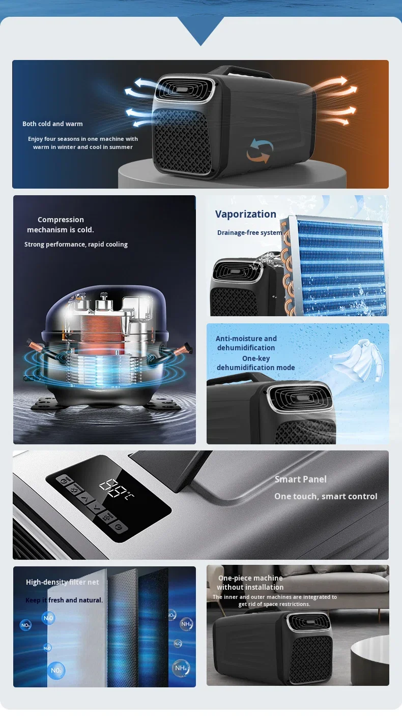 Portable Air Conditioner, 240W, R134a - detail 8