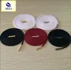 Jieli 100% custom waxed cotton dress shoe laces with metal tips