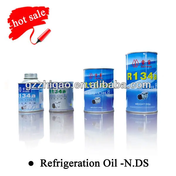 250G R134a Lubricant N.DSOil 8(Gary Cans) for Car Air Conditioner