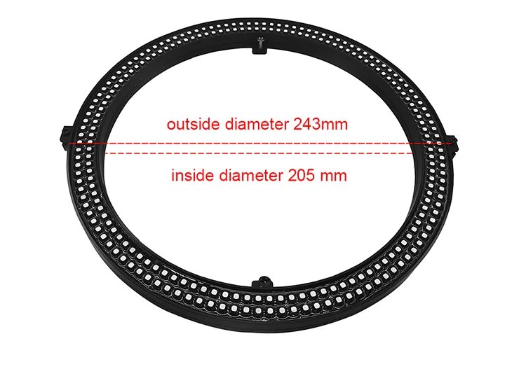 CL-RD250-1 36W 24V 240 Leds 60pixels DMX Led Pixel circle ring light