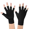 Fingerless Work Carpal Tunnel Computer Typing Support Hands Arthritis Compression Winter Gloves