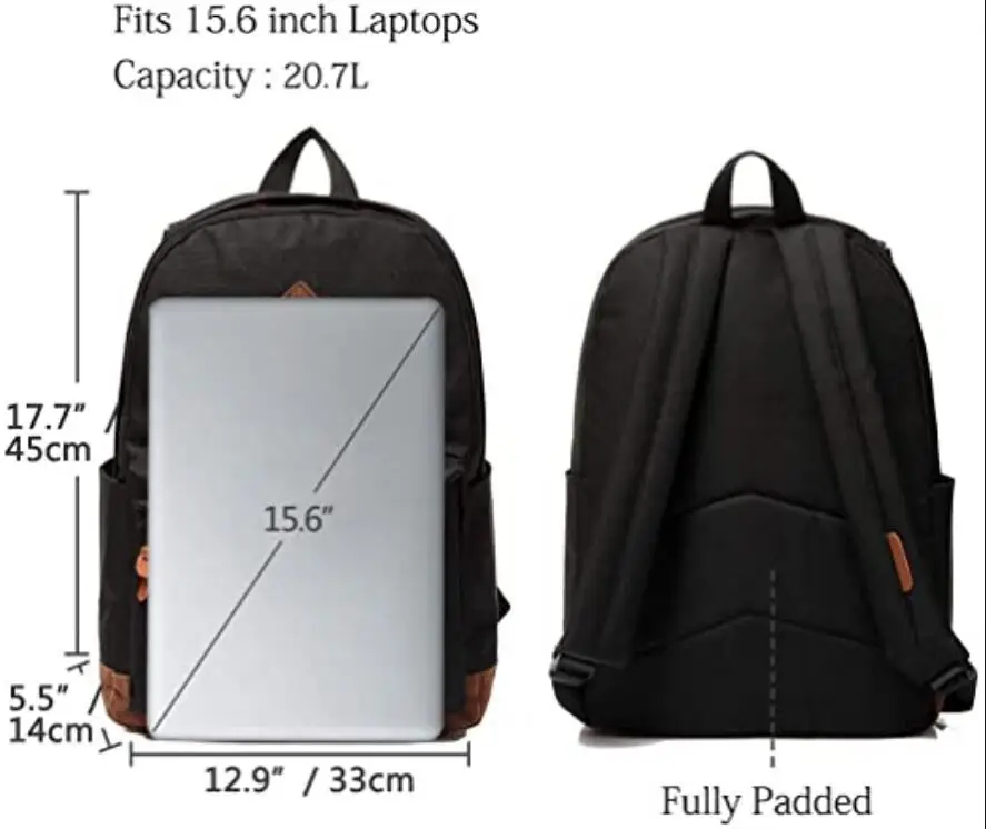 School Backpack,Unisex Classic Water-resistant Backpack for Men Women.