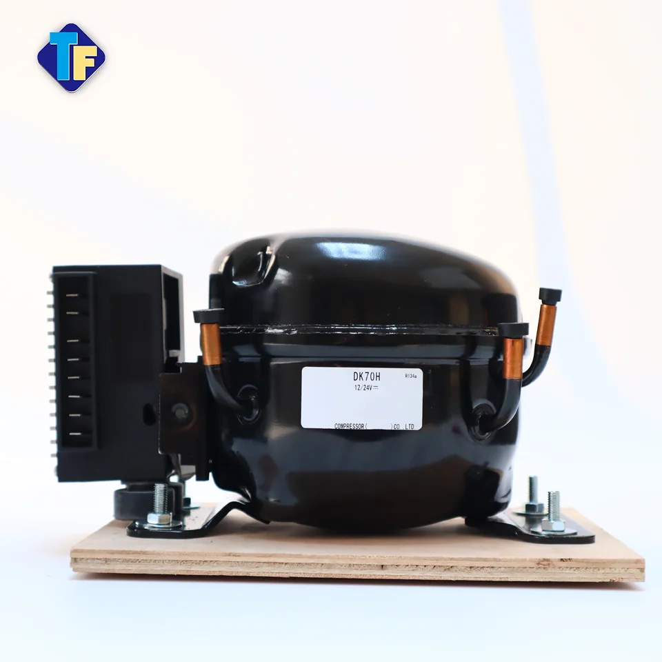 R134a 12 24V DC Compressor for Mini Fridge Vehicle Refrigeration