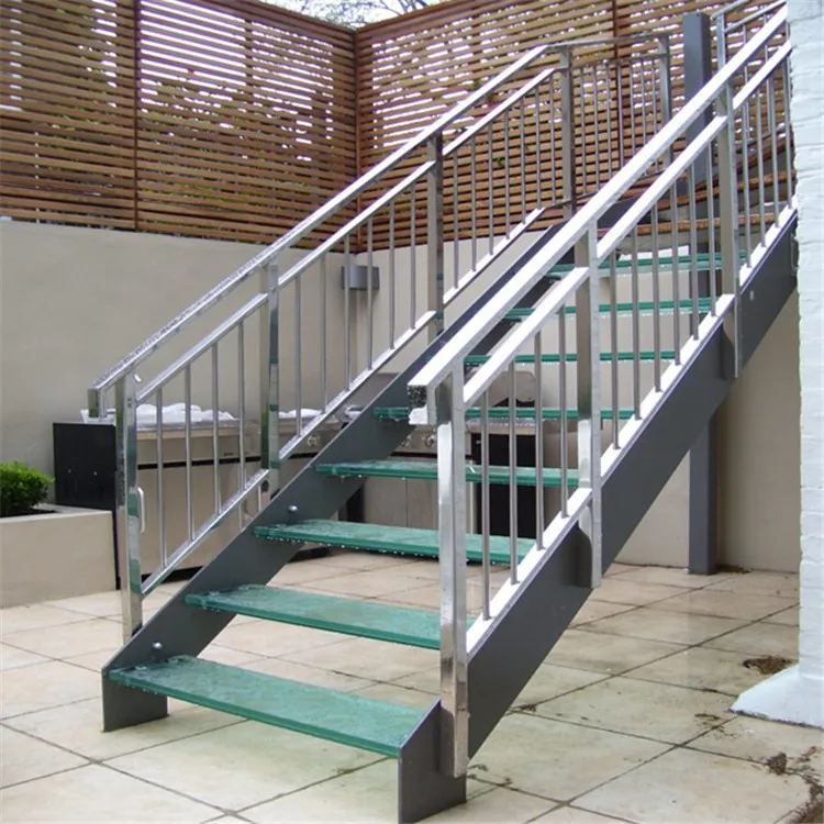 Escaleras Exteriores Prefabricadas,Metal,Al Aire Libre,Gran Oferta