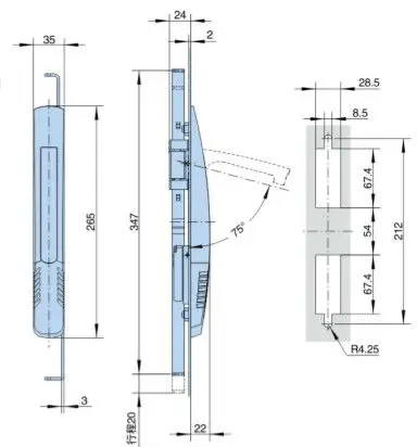 plastic cabinet lock