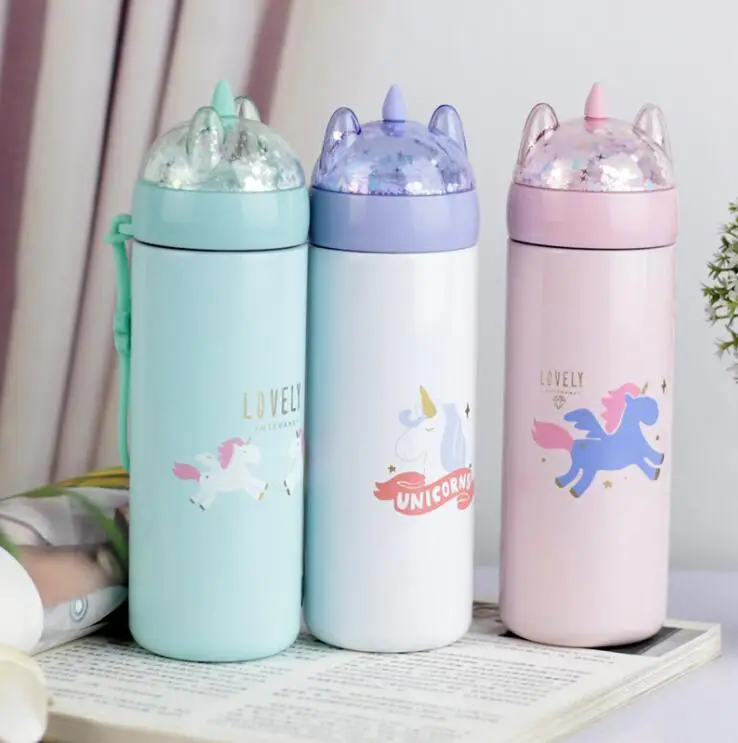 Cute Unicorn Water Bottle / Kids Stainless Steel Water Bottle - Buy ...