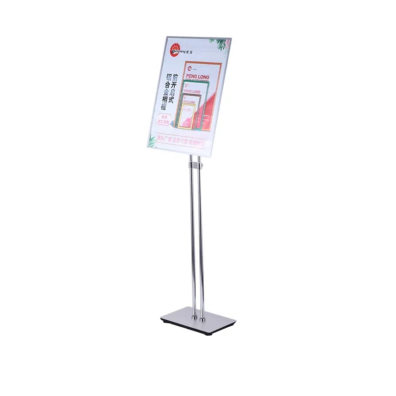 LED Menu Stand Free Standing Lighted Sign Holder Led Menu Display Heavy ...