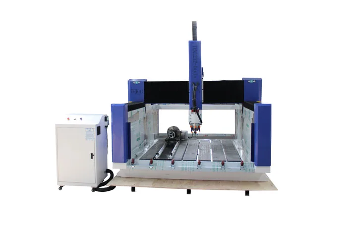 Tekai new cnc 4 axis granite slab saw stone cutting cnc stone router