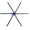 Four blades 100 cm/65cm/50cm hologram 3D indoor advertising LED fan with wifi App wireless speaker support higher resolution