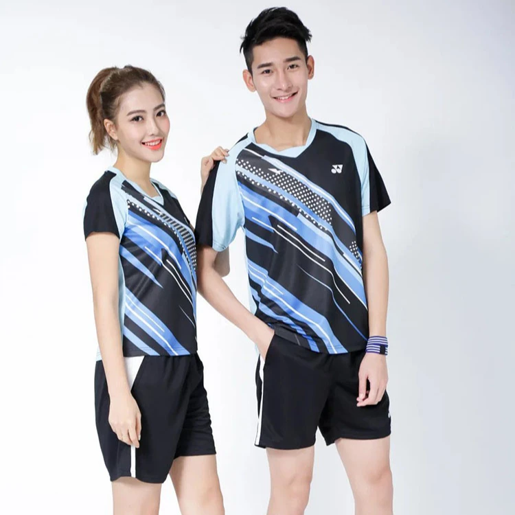 
Customized Mens T Shirts Shorts Breathable Volleyball Jerseys Badminton Tops 