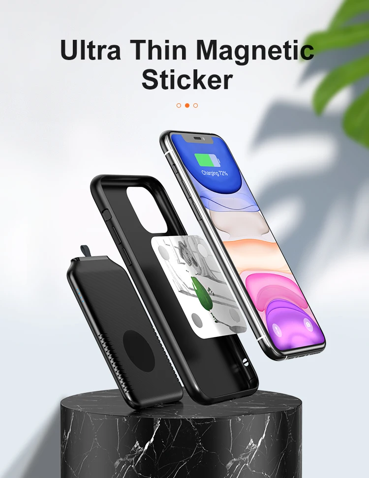 Easy handle 4000mah wireless power bank Qi power banks for mobile phone portable powerbank - ANKUX.COM