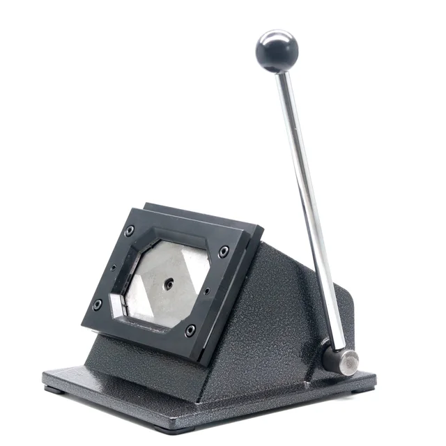 80*53mm Manual DIY Rectangle Fridge Magnet Maker Machine + Paper Cutter +  1000pcs Materials - AliExpress