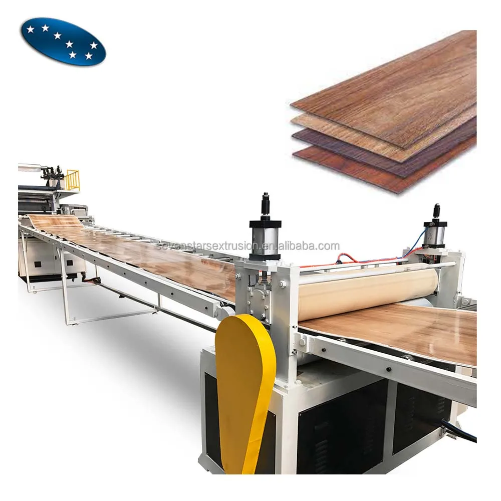 Floor Production Line Spc Floor Making Machine Plastic Board Making