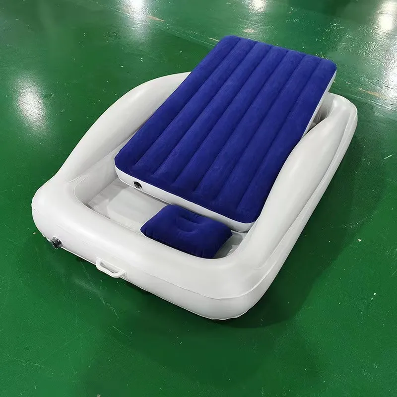 Factory Custom Inflatable Toddler Travel Bed With Safety Bumpers