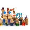 5ML/10ML perfume bottle with wooden cap customized design accept