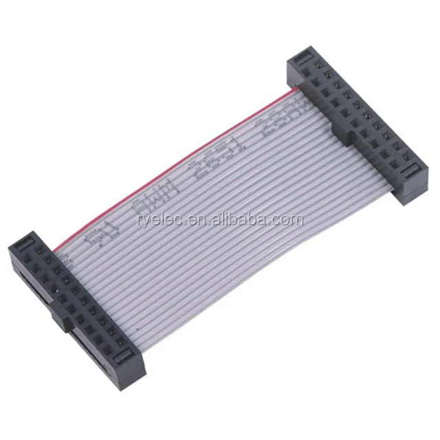 1.27mm 20P Idc Connector To 1.27mm IDC / FC 2678 30AWG Flexible Flat Ribbon Cable - ANKUX.COM