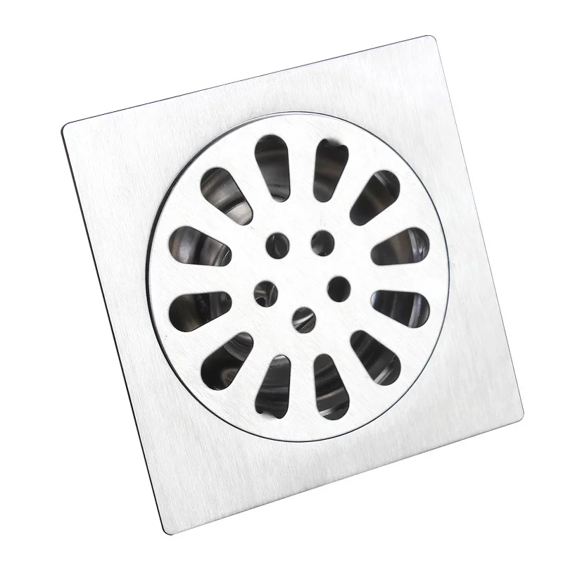 Stainless Steel Shower Floor Drain Bathroom Water Anti-odor Floor Drain New