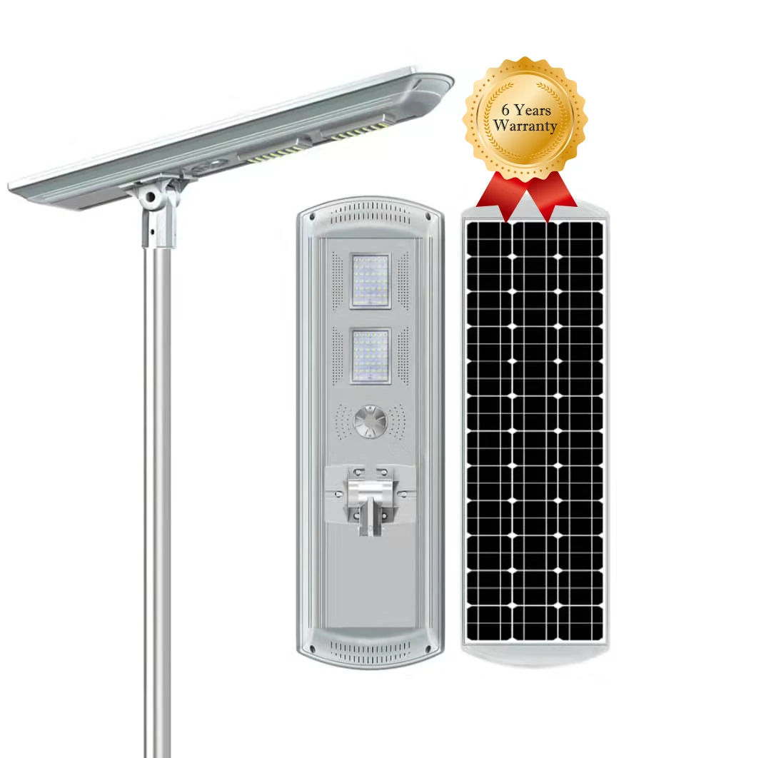 
6 Years Warranty government project 20W 30W 40W 60W 80W 100W 120W all in one solar street light for high way 