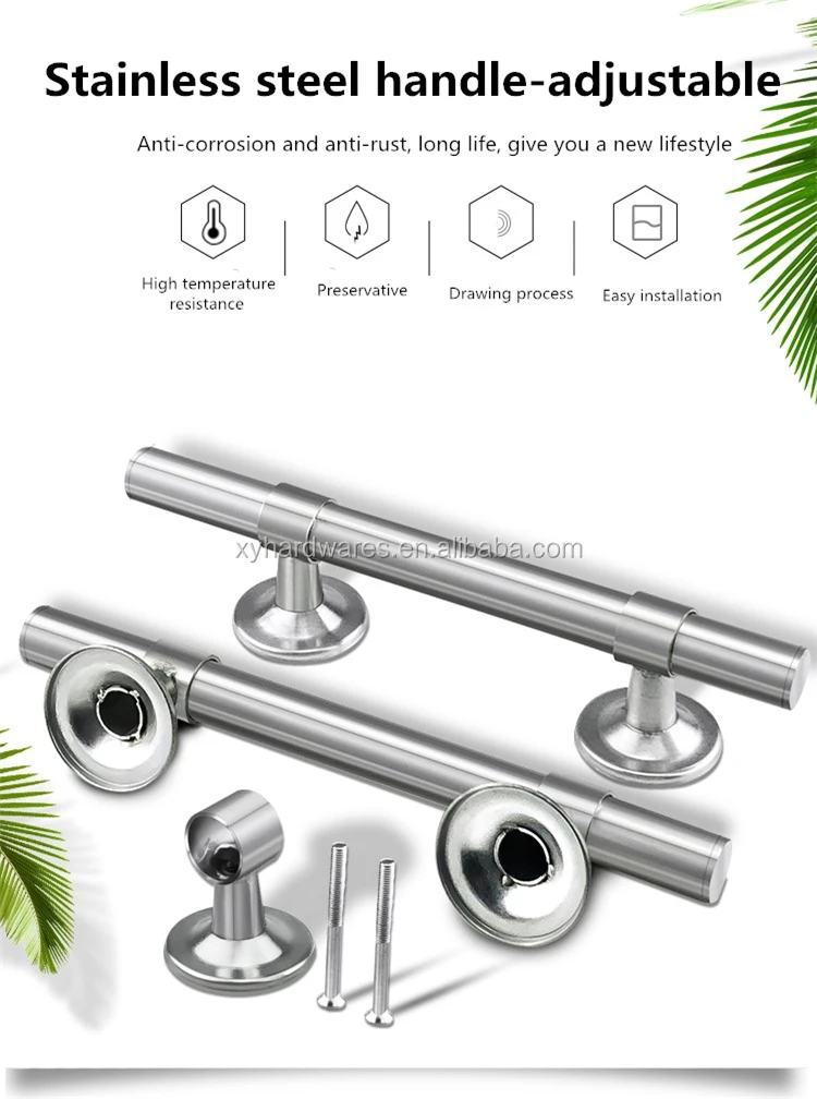 Adjustable Stainless Steel Door Furniture Drawer Kitchen Pulls