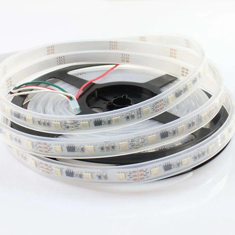 Hot sale WS2811/2812 /2812B/ sk6812 LED Strip Light Set 5V Changeable 5050 smd IP68 with SP107E controller WIFI Bluetooth