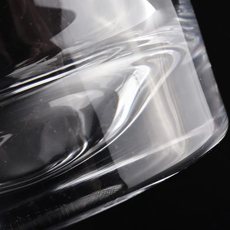 Thick Wall Crystal Glass Candle Jars
